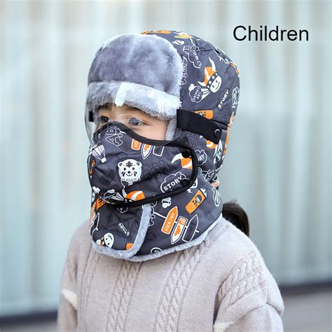 Full Protection Warm Waterproof Winter Hats With Glasses - Funiyou