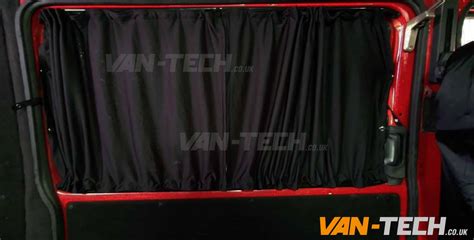 VW T4 Van Transporter Blackout Interior Curtain Side Loading Door | Van-Tech