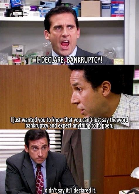 When Michael didn't understand finances. | Office quotes, Funny quotes ...