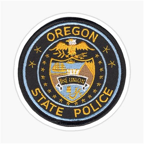 "Oregon State Police" Sticker for Sale by lawrencebaird | Redbubble