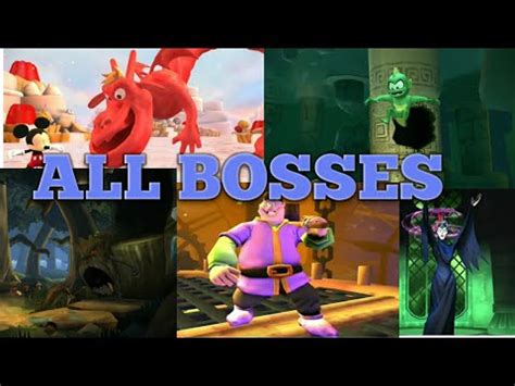 CASTLE OF ILLUSION GAMEPLAY ALL BOSSES - YouTube