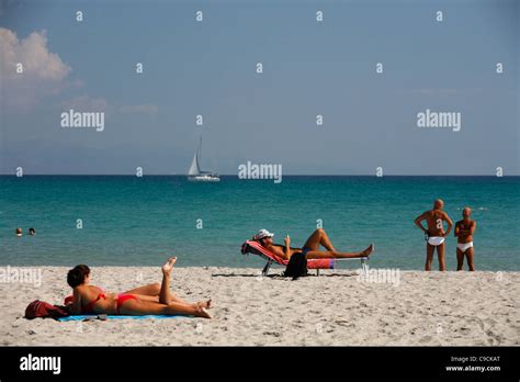 Poetto Beach, Cagliari, Sardinia, Italy Stock Photo - Alamy