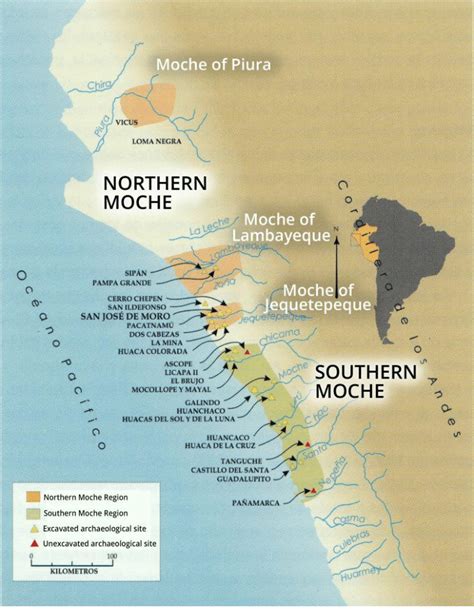 Moche Civilization Map