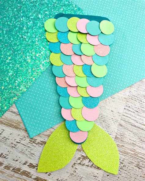 Easy Mermaid Tail Craft - Stylish Cravings Easy To Make Crafts