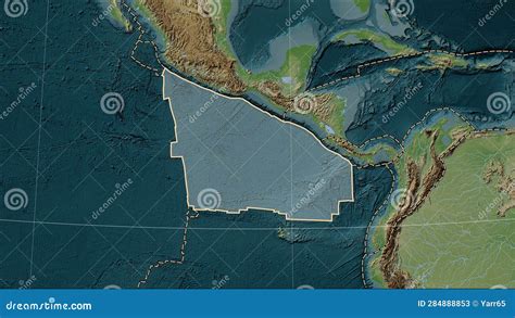 Cocos Plate - Boundaries. Wiki Map Stock Illustration - Illustration of ...