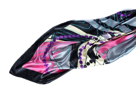 Luxury Silk Scarf stock photo. Image of colorful, grey - 11477786