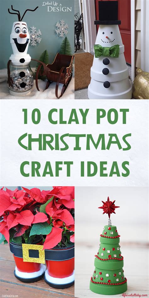 10 Creative Clay Pot Christmas Craft Ideas