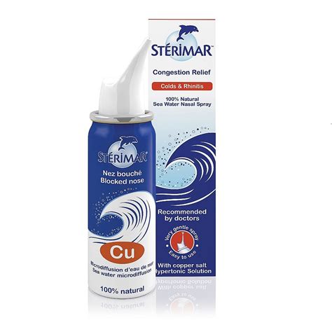 Buy Sterimar Congestion Relief Hypertonic Spray - 100ml - Daily Chemist - UK Online Pharmacy