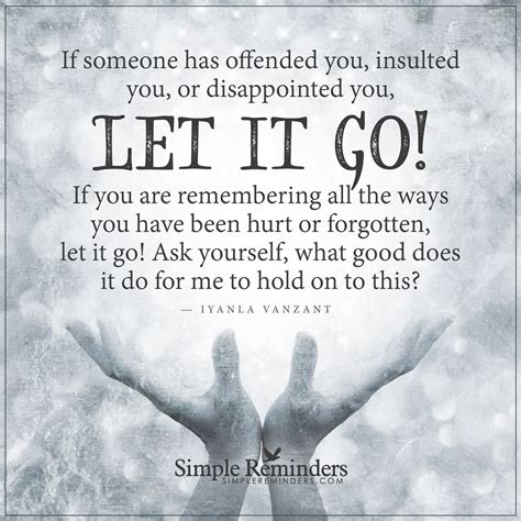 If someone has offended you by Iyanla Vanzant | Simple reminders quotes, Reminder quotes, Simple ...