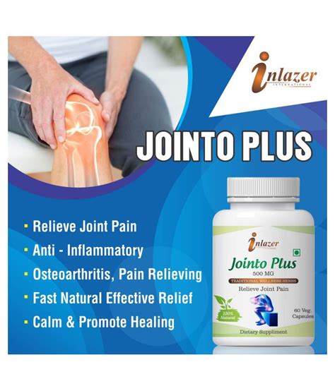 Inlazer Jointo Body, Back & Knee Pain Relief Capsule 500 mg Pack of 3 ...