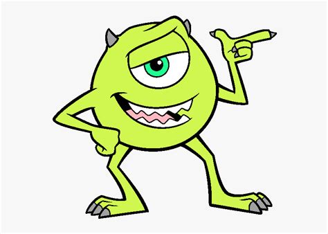 Mike Wazowski - Monsters Inc Clipart, HD Png Download , Transparent Png Image - PNGitem