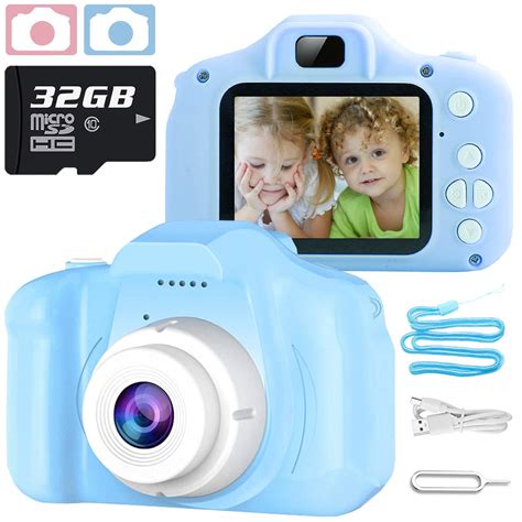 Kids Camera, Kids Selfie Camera Camcorder 2.0 Inch IPS Screen with 32GB ...