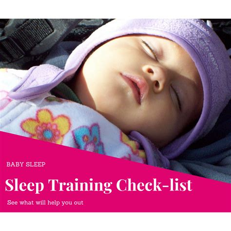 Sleep Training Check-list | Stop Being Confused