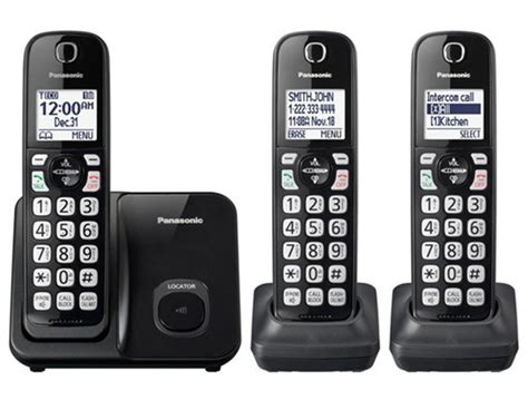 Expandable Cordless Phone With 3 Handsets, low price, best electrical ...