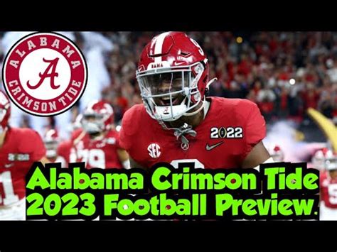 Alabama Crimson Tide 2023 football preview - Big Win Sports