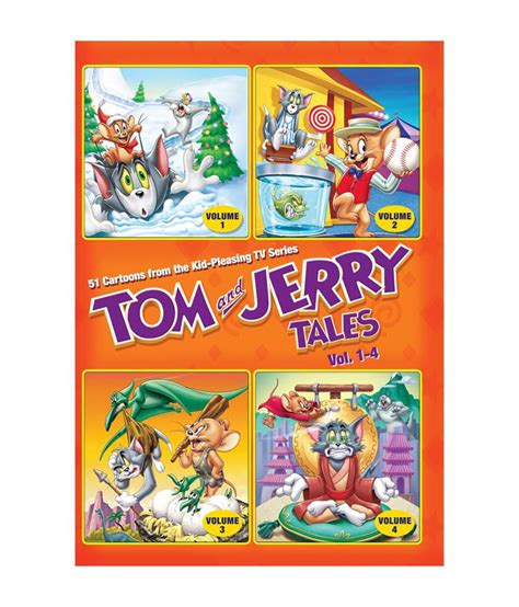 Tom & Jerry- Tales Vol 1-4 - DVD (English): Buy Online at Best Price in India - Snapdeal