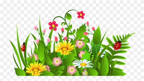 Flower Border, Border, Flower - June Flowers Clip Art - FlyClipart