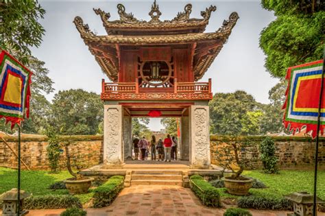 Vietnam Temple of literature in Hanoi