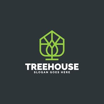 Premium Vector | Treehouse Logo, Logo Design