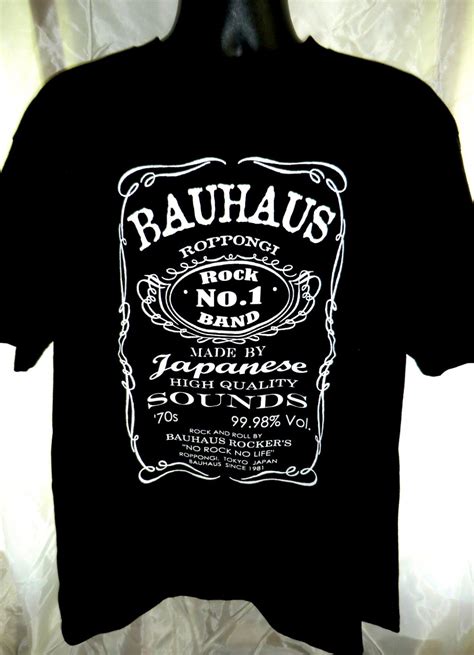 BAUHAUS Rock Band JAPAN Japanese Club T-Shirt Size XL