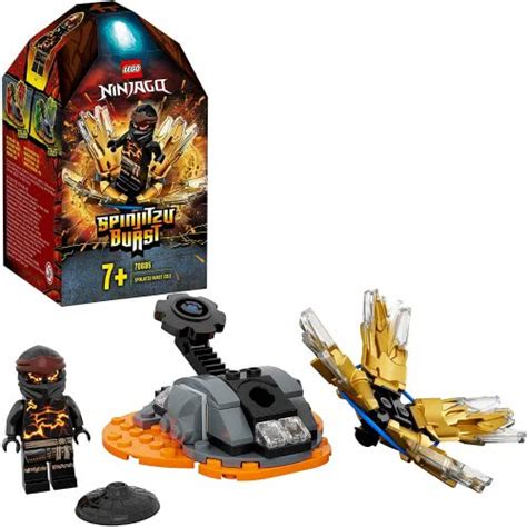 LEGO Ninjago Spinjitzu Burst - Cole Black Ninja Spinner Set 70685 ...