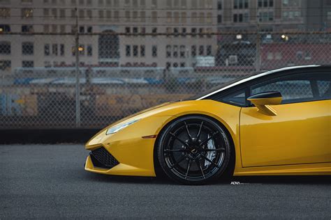 Yellow Lamborghini Huracan Looks Elegant and Upscale on ADV. 1 Wheels — CARiD.com Gallery