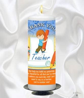 Thank You Teacher Candles, Personalised Thank You Candles, Candlezone.ie 01 4010303, candles for ...