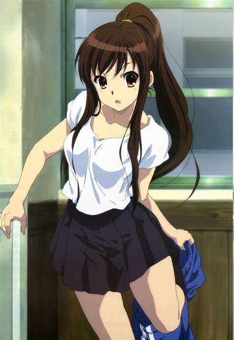 The Melancholy Of Haruhi Suzumiya, Suzumiya Haruhi, Anime Girls, Ponytail Wallpapers HD ...