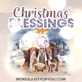 Christmas Blessings Gif - 6923 » WordsJustforYou.com - Original ...