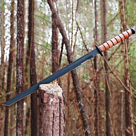 28" FULL TANG Marine Combat Tactical SWORD MACHETE Knife Katana Tanto w/ Sheath 760729217867 | eBay