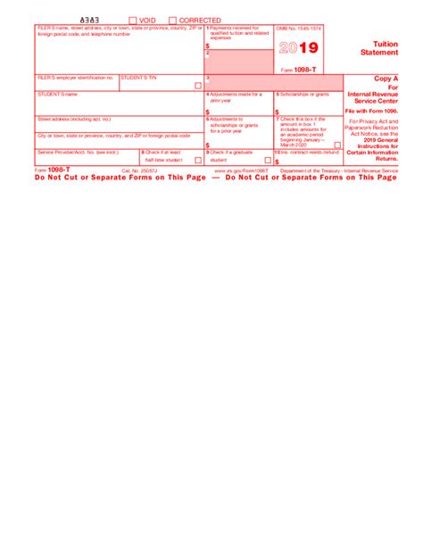 1098 t form 2024 - Fill & Edit Printable PDF Forms Online