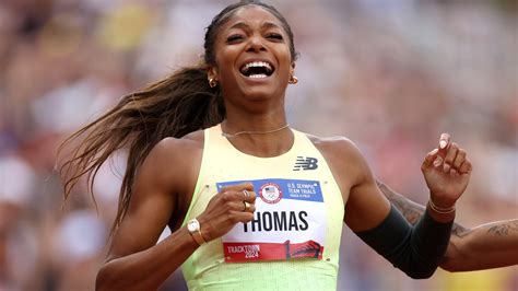 Gabby Thomas asserts her 200m dominance, books spot in Paris | NBC Olympics