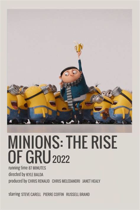 Minions: The Rise of Gru - 2022 in 2022 | Movie poster room, Film ...