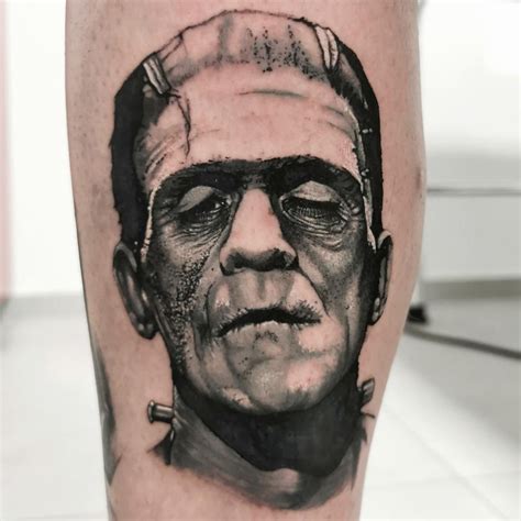 Frankenstein tattoo | Frankenstein tattoo, Sketch style tattoos ...