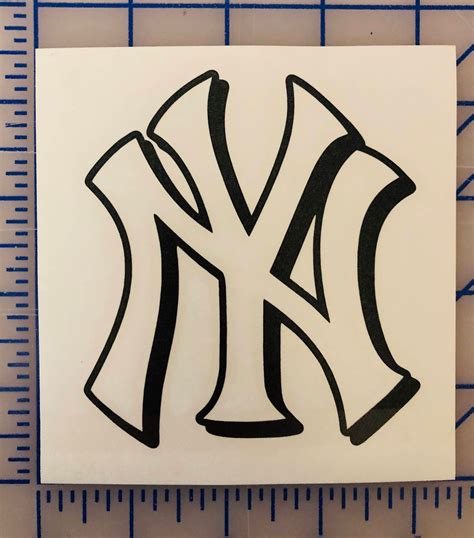 New York Yankees Decal Sticker multiple Sizes and Colors | Etsy