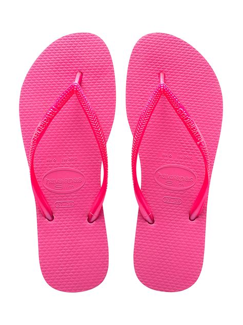 Havaianas Bright Pink Havaianas Flip-flops - Slim Shocking Pink