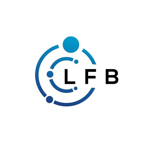 LFB letter technology logo design on white background. LFB creative ...