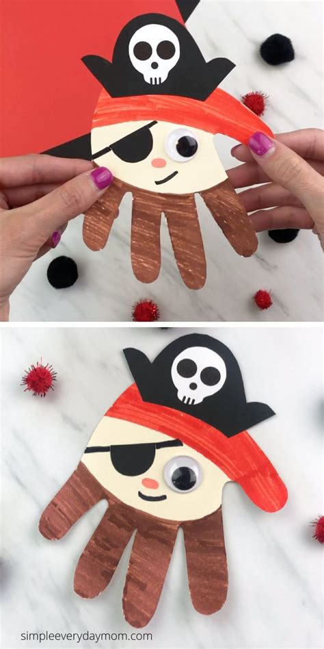 This handprint pirate craft is a fun and easy activity thats perfect ...