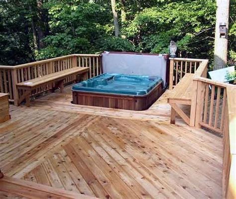 25 Best Backyard Hot Tub Deck Design Ideas for Relaxing ~ GODIYGO.COM