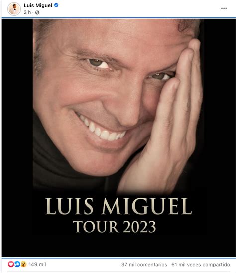 Luis Miguel anuncia Tour 2023 | Aristegui Noticias