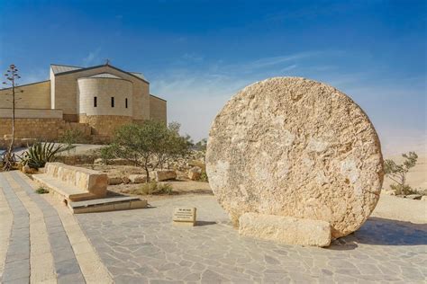 The Memorial church of Moses at Mount Nebo, Jordan 2010808 Stock Photo ...