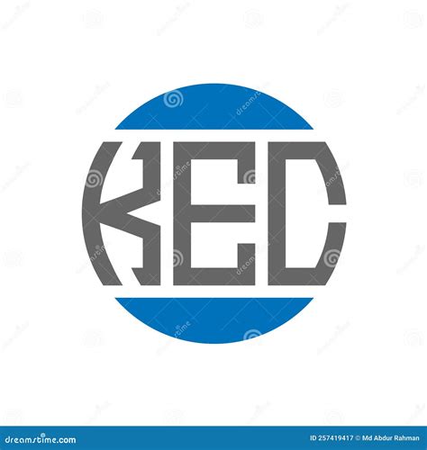 KEC Letter Logo Design on White Background. KEC Creative Initials ...