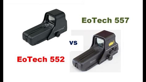 Коллиматор EOTech 552 vs EOTech 557 - YouTube