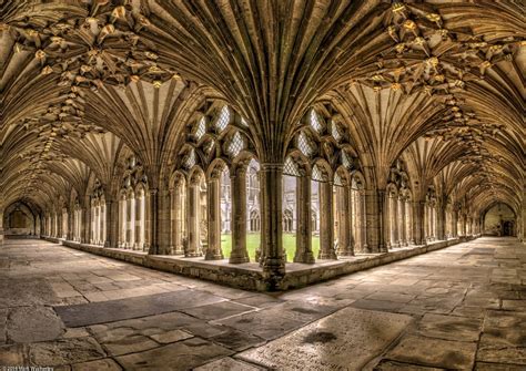 Cloisters by Mark Wycherley / 500px | Cloister, Canterbury cathedral, Cathedral