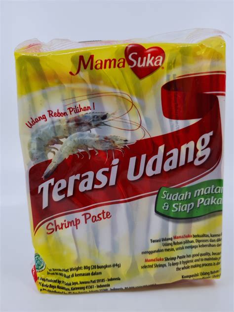 MamaSuka Terasi Udang - Shrimp Paste (single use type) 20 sachets - Toko Indonesia