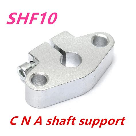 Hot Sale! 4pcs/lot SHF10 10mm horizontal linear shaft support 10mm ...