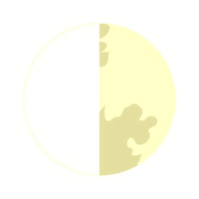 Quarter Moon Transparent Background / Black crescent moon illustration ...