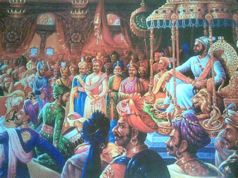 Shivaji Maharaj-coronation - Chhatrapati Shivaji Maharaj In Fort ...