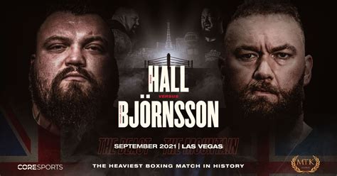 Eddie Hall vs Hafthor Bjornsson: MTK Global working on Sept. 2021 fight - Bad Left Hook