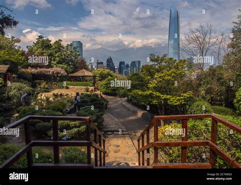 Santiago de Chile skyline Stock Photo - Alamy